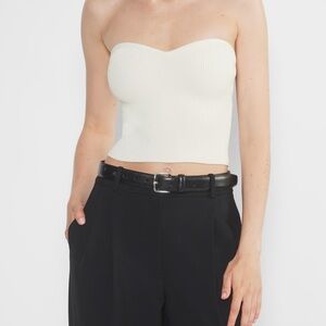 Aritzia Babaton Sculptknit Sweetheart Tube Top NWT XS
